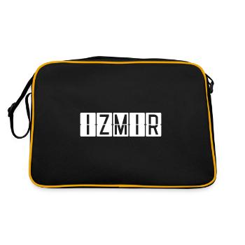 Izmir Airport Sign - Retro Bag - black/gold - Back