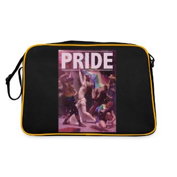 PRIDE - Retro Bag - black/gold - Back