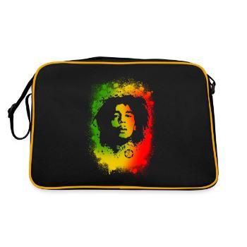 Ondoyance - Rasta stencil - Retro Bag - black/gold - Back