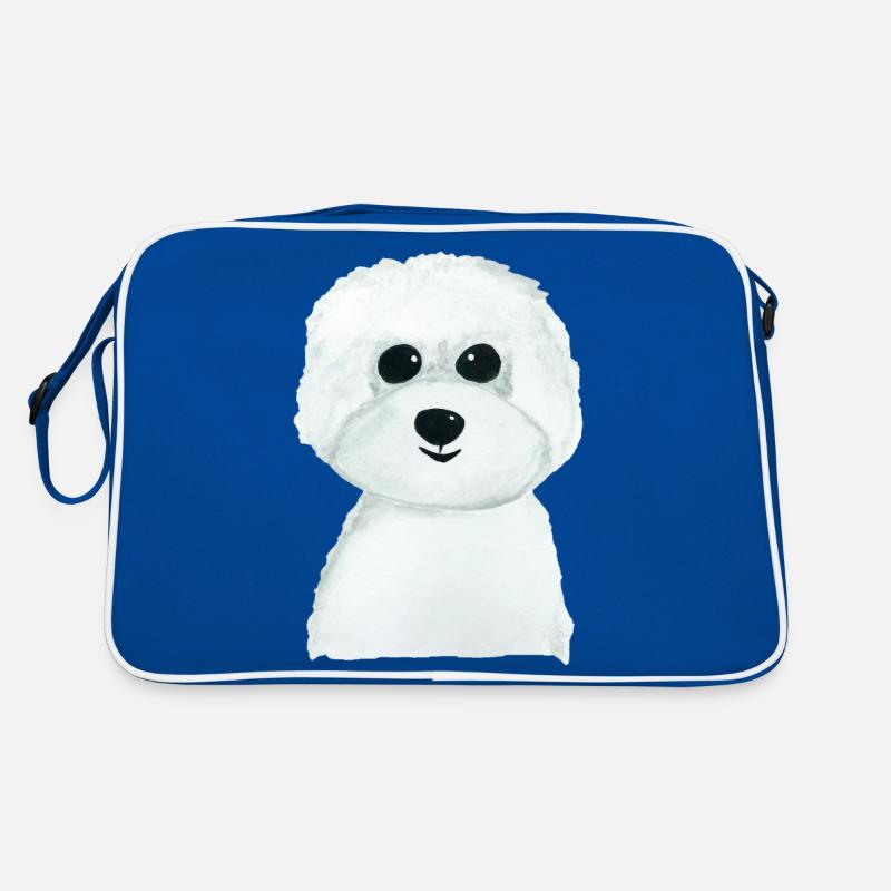 Bichon Hündchen Retro Tasche