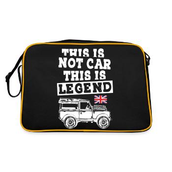 Ce n’est pas une voiture C’est legend Landy - Sac Retro - noir/or - Dos
