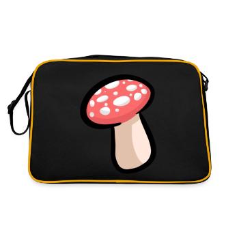Mushroom - Retro Bag - black/gold - Back