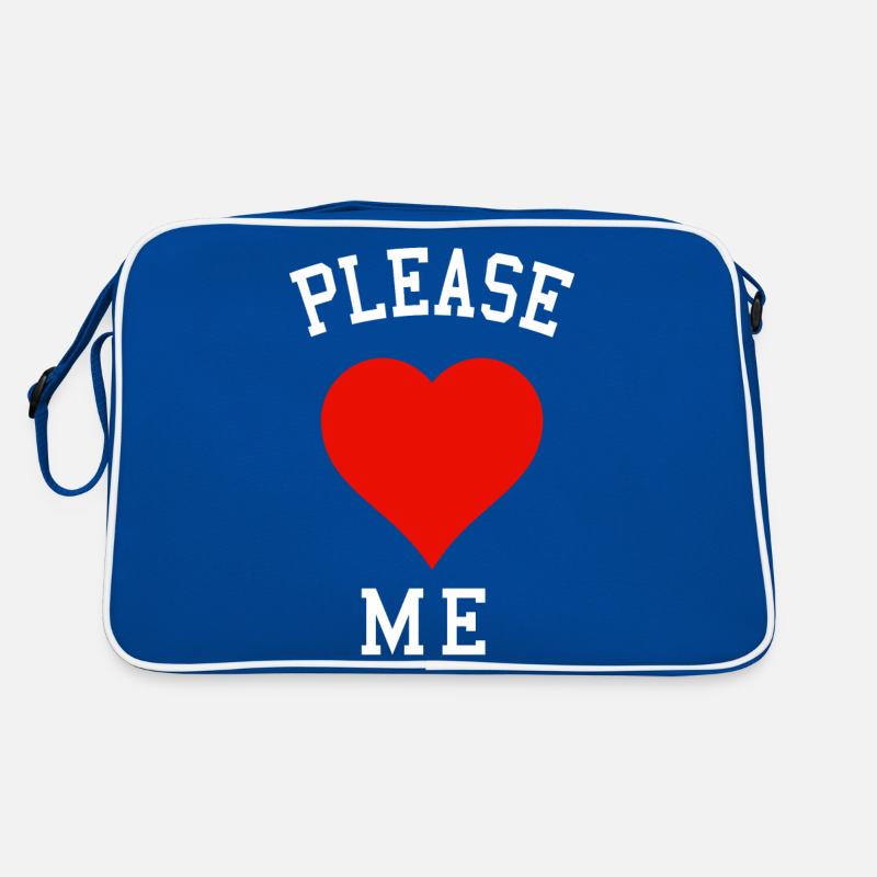 Bitte liebe mich Retro Tasche