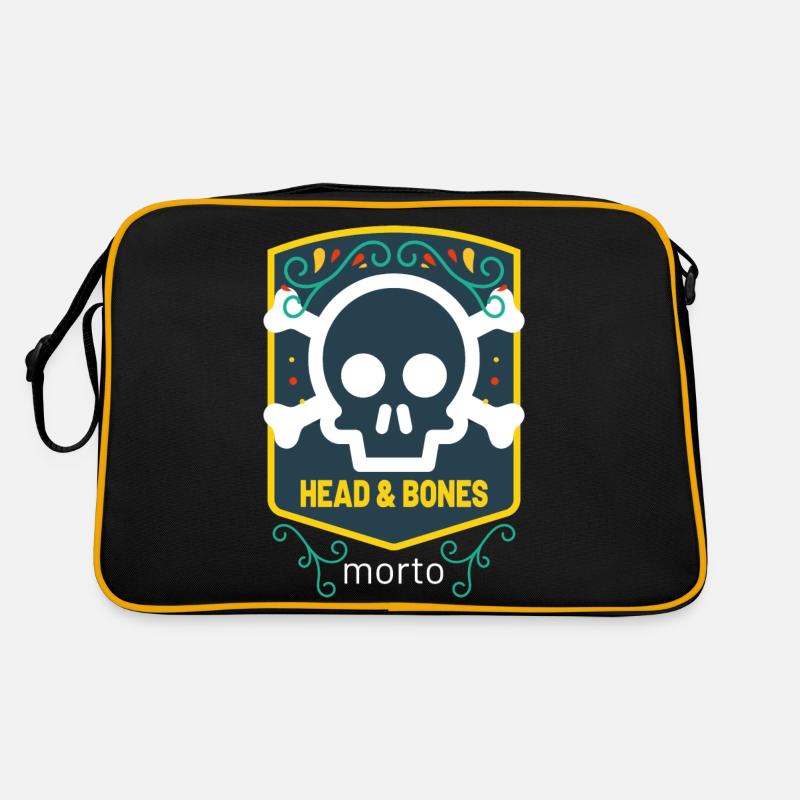 Head and bones Retro Tasche