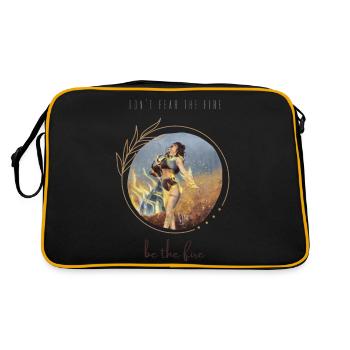 Phoenix, be that fire - Retro Bag - black/gold - Back