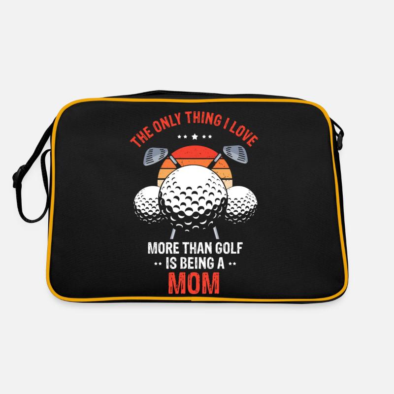 Only Thing I Love More Than Golf Is Being A MOM Retro Tasche