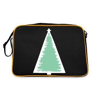 Christmas Tree Christmas Tree Winter Vector 8 - Retro Bag - black/gold - Back