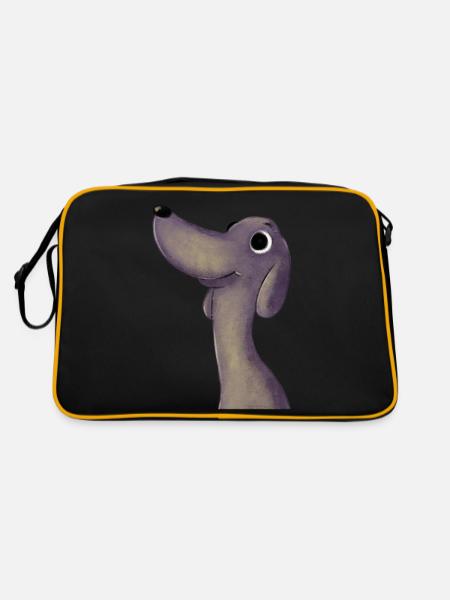 Drôle de chien - Sac Retro - noir/or - Dos