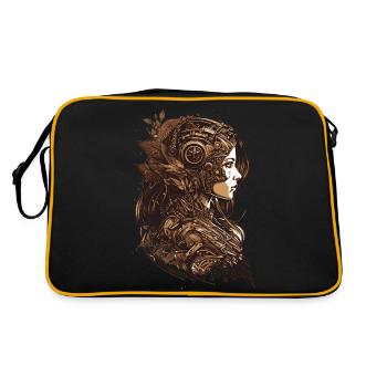 Steampunk as a hobby for cosplay and technology fans - Retro Bag - black/gold - Back