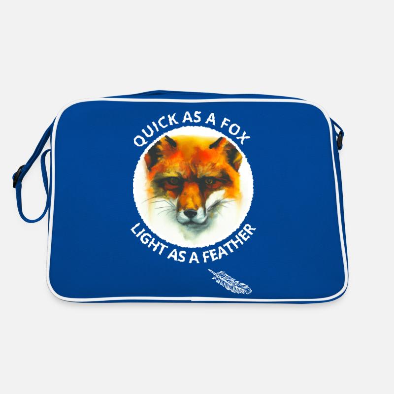 Quick Fox Light Feather Fox Fan Cadeau Sac Retro
