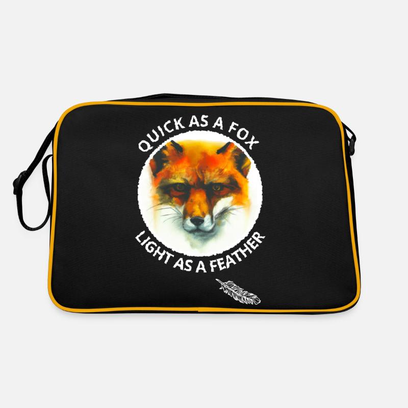 Quick Fox Light Feather Fox Fan Cadeau Sac Retro