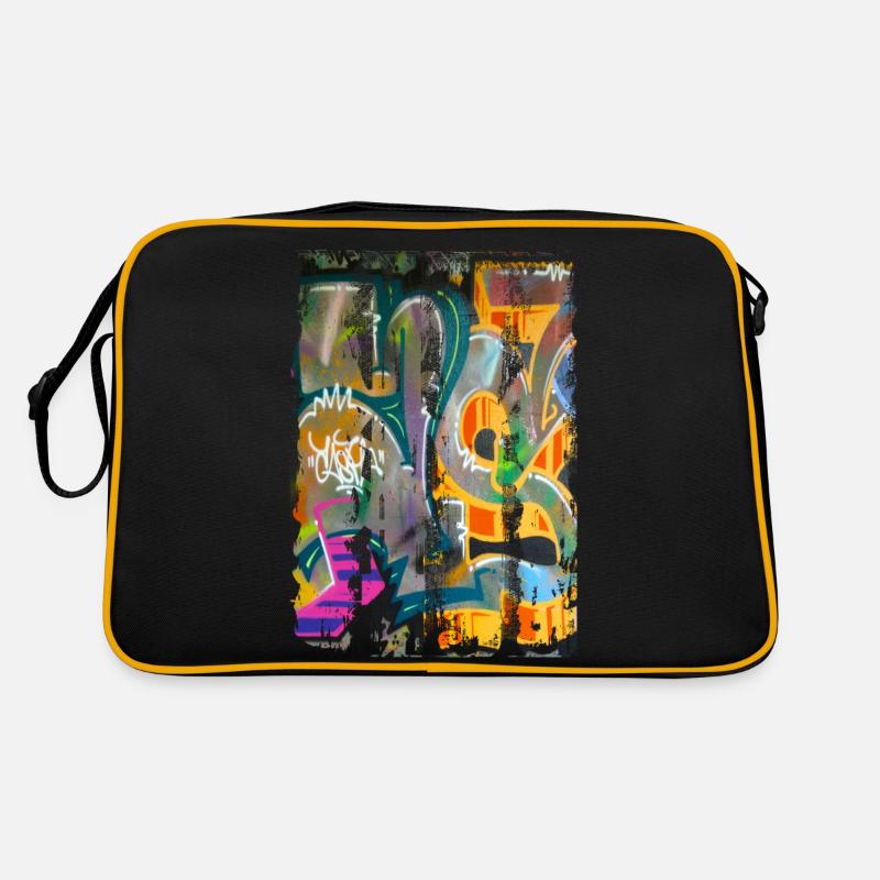 Graffiti style Splash hip hop colors painter color Retro Bag