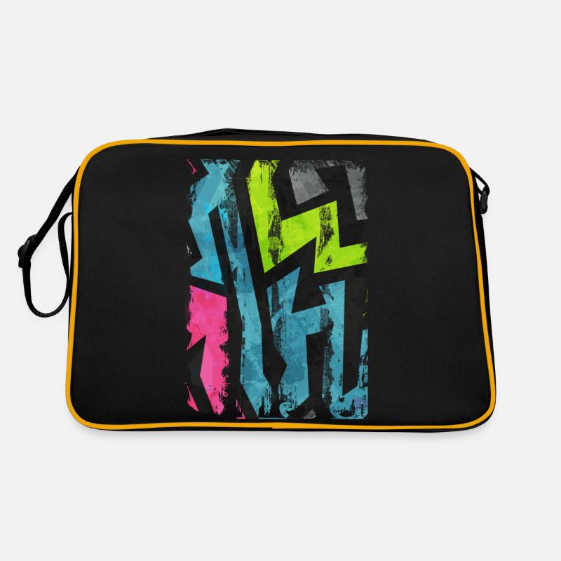 Graffiti style Splash hip hop colors painter color Retro Bag