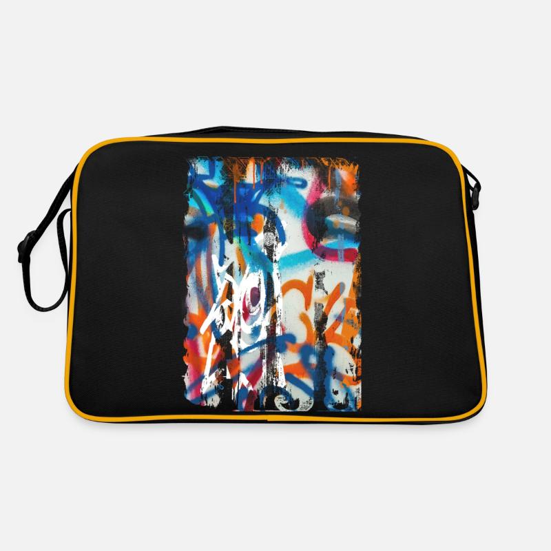 Graffiti style Splash hip hop colors painter color Retro Bag