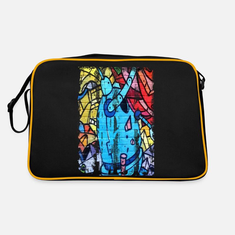 Graffiti style Splash hip hop colors painter color Retro Bag