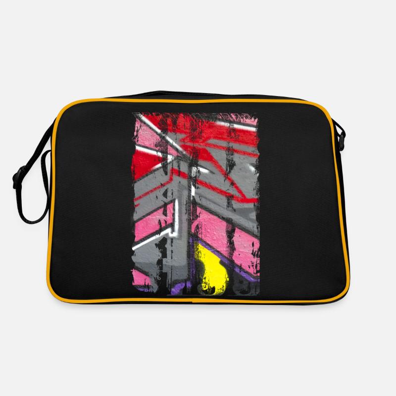 Graffiti style Splash hip hop colors painter color Retro Bag