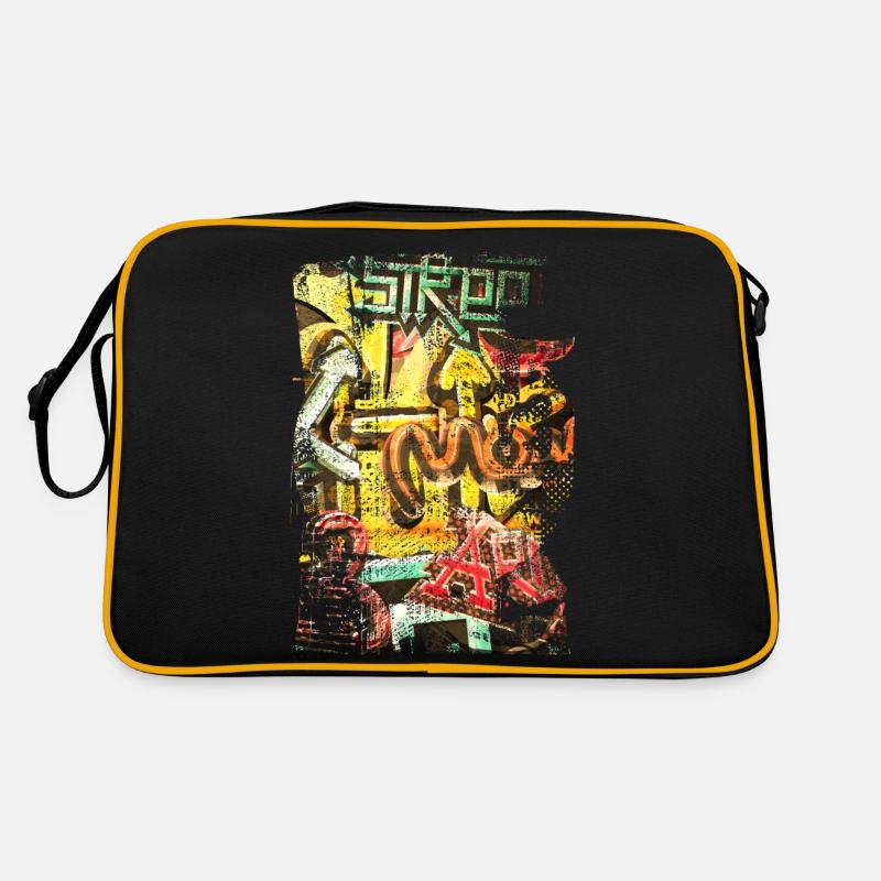 Graffiti style Splash hip hop colors painter color Retro Bag