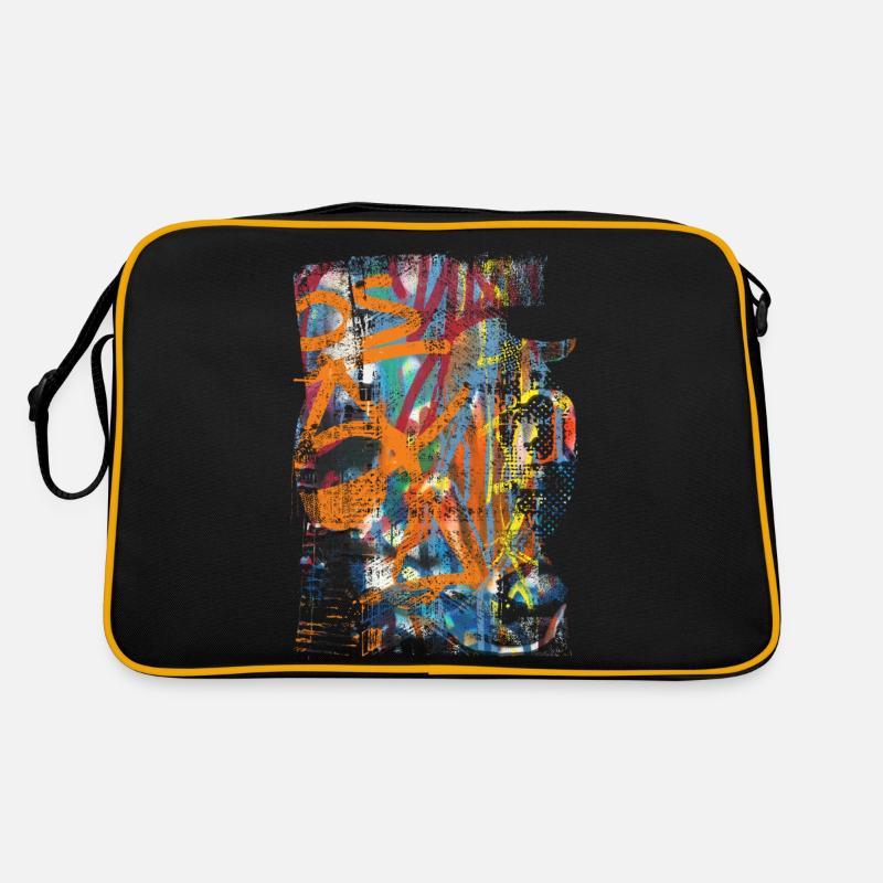 Graffiti style Splash hip hop colors painter color Retro Bag