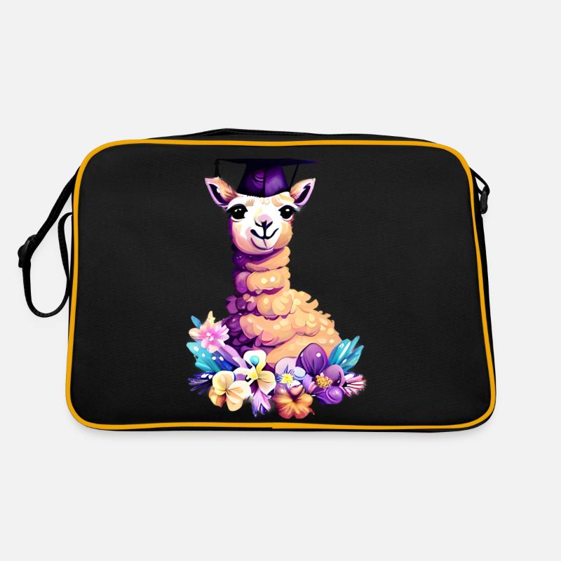 Bachelor Graduate School Leaving Certificate Alpaga Study Sac Retro