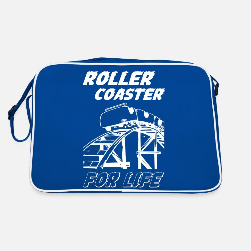 Roller Coaster For Life Retro Tasche