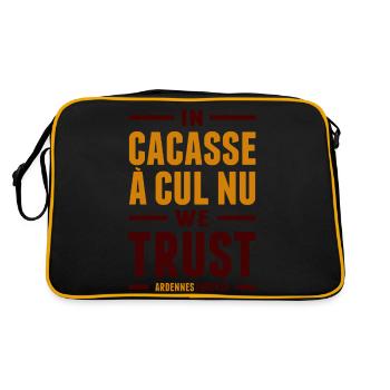 In la cacasse à cul nu we trust - Sac Retro - noir/or - Dos