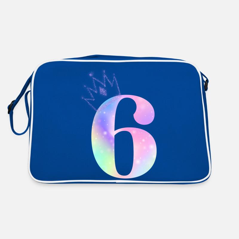 6th anniversary rainbow Retro Bag