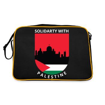 Palestine libre - Sac Retro - noir/or - Dos