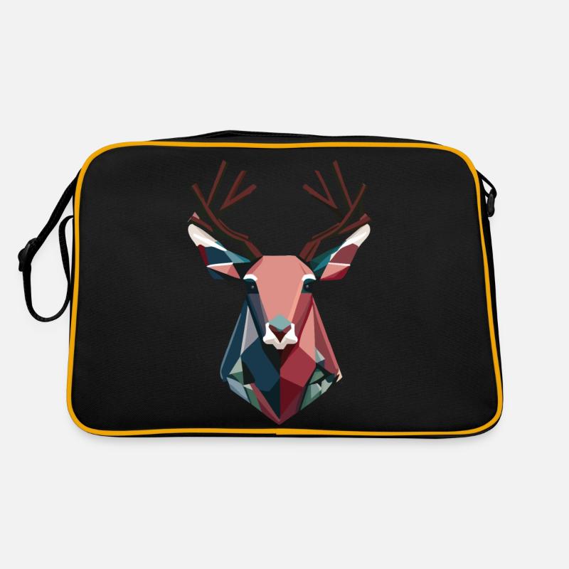Geometric Deer Retro Bag