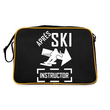 Après-Ski instructor - Retro Bag - black/gold - Back