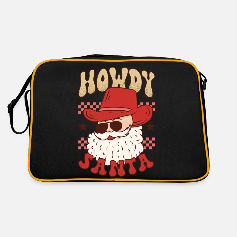 Howdy Santa Retro Bag