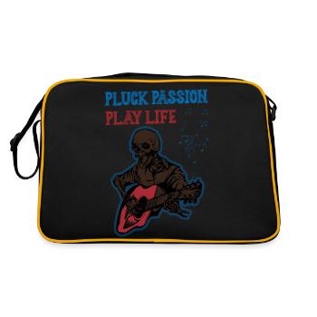 Skeleton Play Guitar - Retro Bag - black/gold - Back
