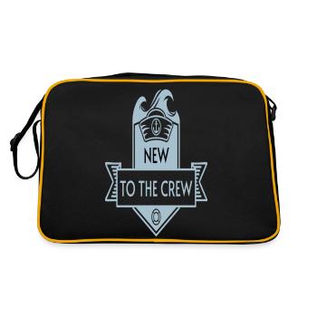 New to the Crew - Retro Bag - black/gold - Back
