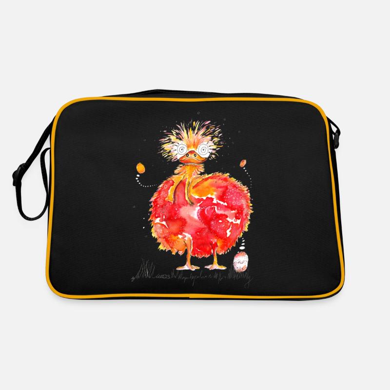 Gute Laune Strauss Retro Tasche