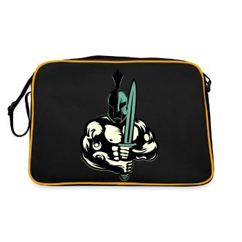 Guerrier de Sparte - Sac Retro - noir/or - Dos