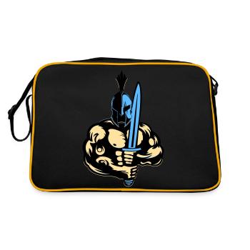 Guerrier de Sparte - Sac Retro - noir/or - Dos