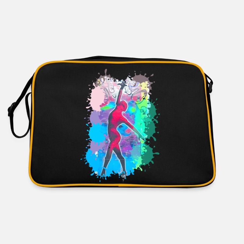 Dancer, dancing, illustration, dancer, graffiti Retro Bag