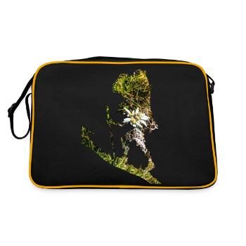 Bring me another Edelweiss! - Retro Bag - black/gold - Back