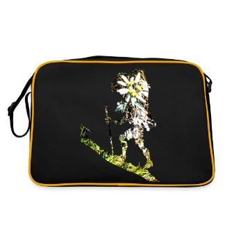 Apporte-moi un edelweiss - Sac Retro - noir/or - Dos