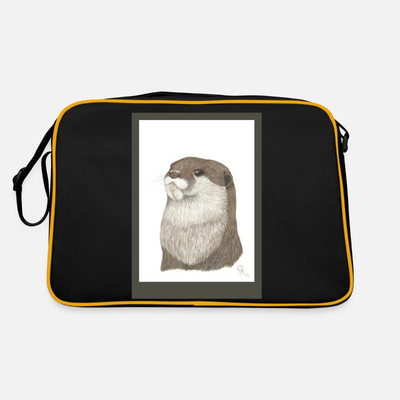 240728 Otter 3 - Retro Bag - black/gold