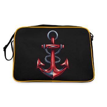 Anchor Harbour - Retro Bag - black/gold - Back