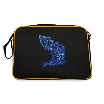 visual feed - Retro Bag - black/gold - Back
