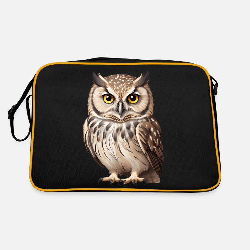 Jeune chouette brune Sac Retro