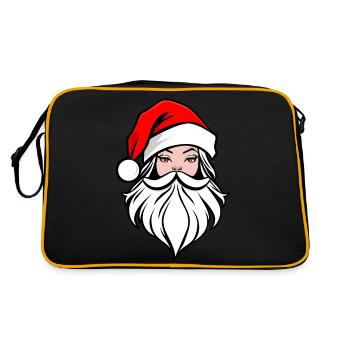 weihnachtsfrau Weihnachten female mrs. santa clara - Sac Retro - noir/or - Dos