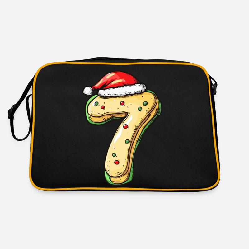 Biscuit de Noël à 7 chiffres Sac Retro