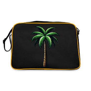 palm tree - Retro Bag - black/gold - Back