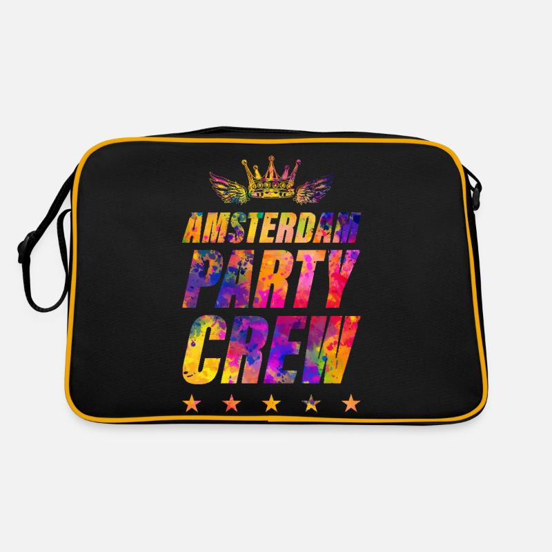 Amsterdam Party Crew Retro Bag