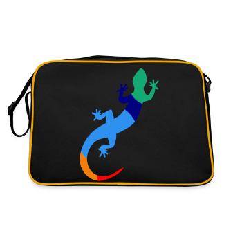 Happy Gecko - Sac Retro - noir/or - Dos