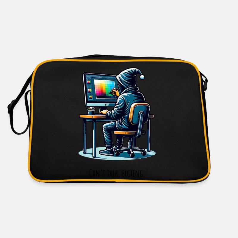 Editing Hacker - Créatif dans le tunnel Sac Retro