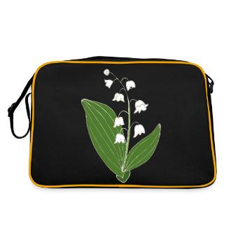 maigloeckchen 2 6 - Retro Tasche - Schwarz/Gold - Hinten