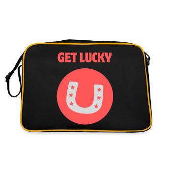 Get Lucky / Horseshoe - Sac Retro - noir/or - Dos